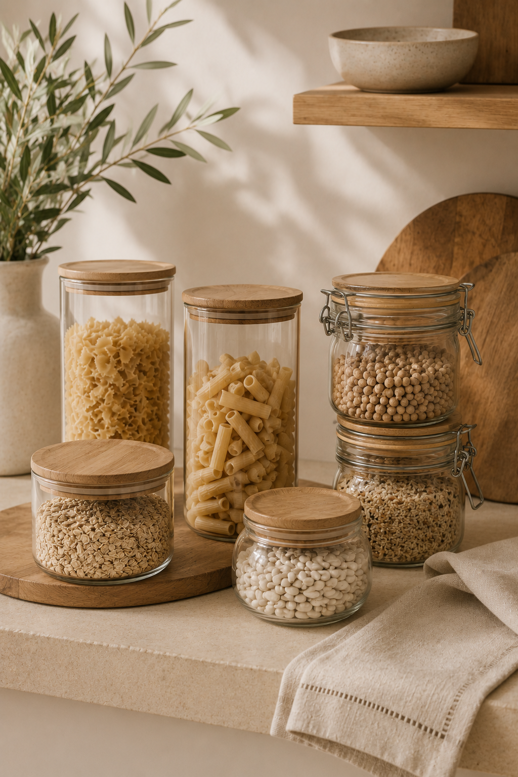 Contenitore e barattoli cucina