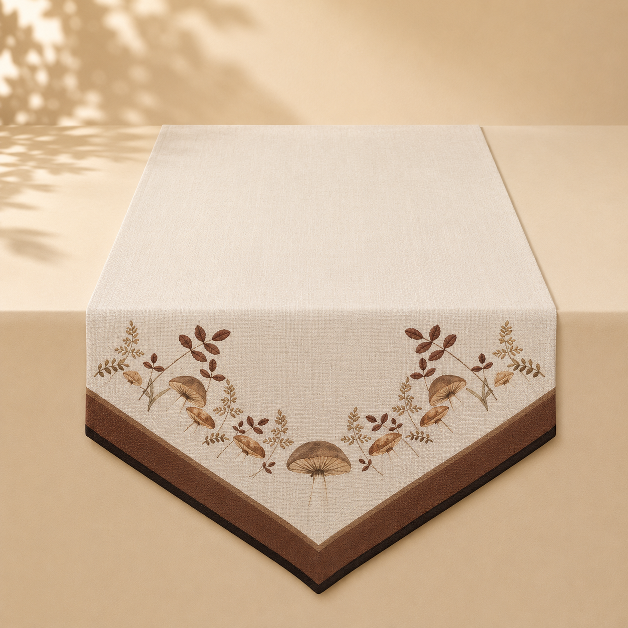 Runner Funghi in Cotone – 50 x 160 cm