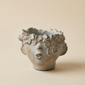 Vaso cemento fiori h.10