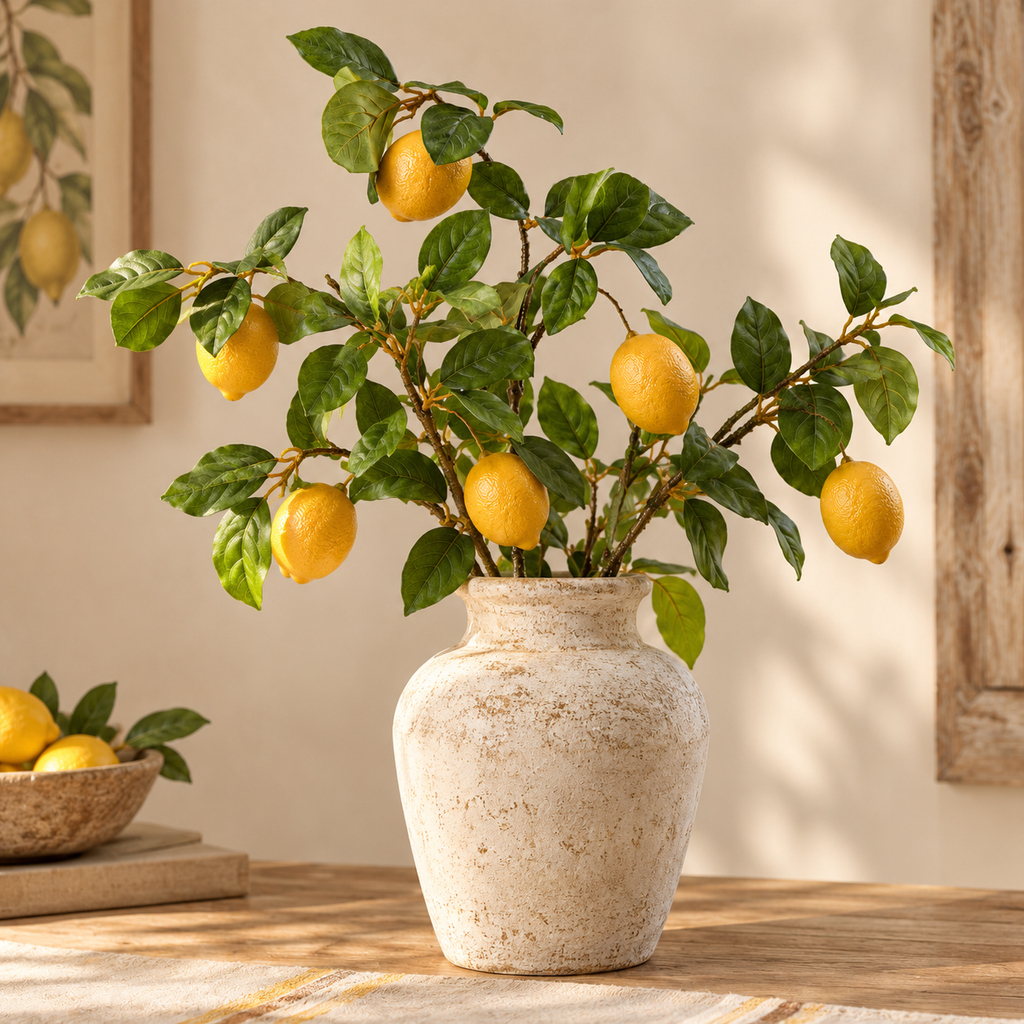Ramo di Limone con Frutti H63 cm