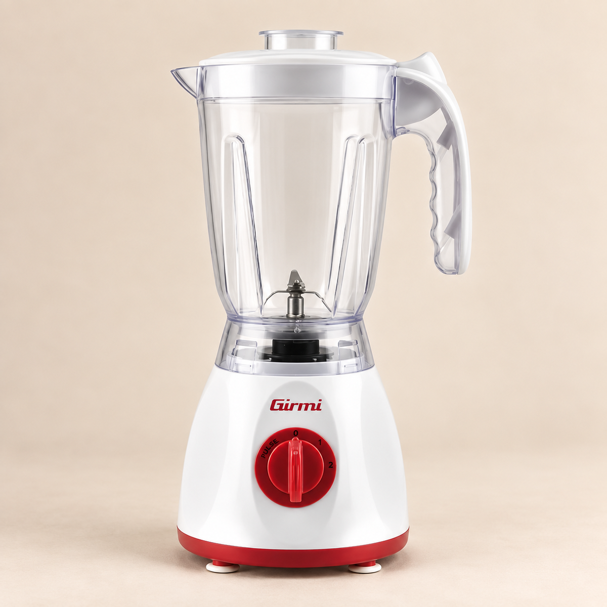 Girmi Frullatore FR45 1,5 Litri 350 W Bianco e Rosso