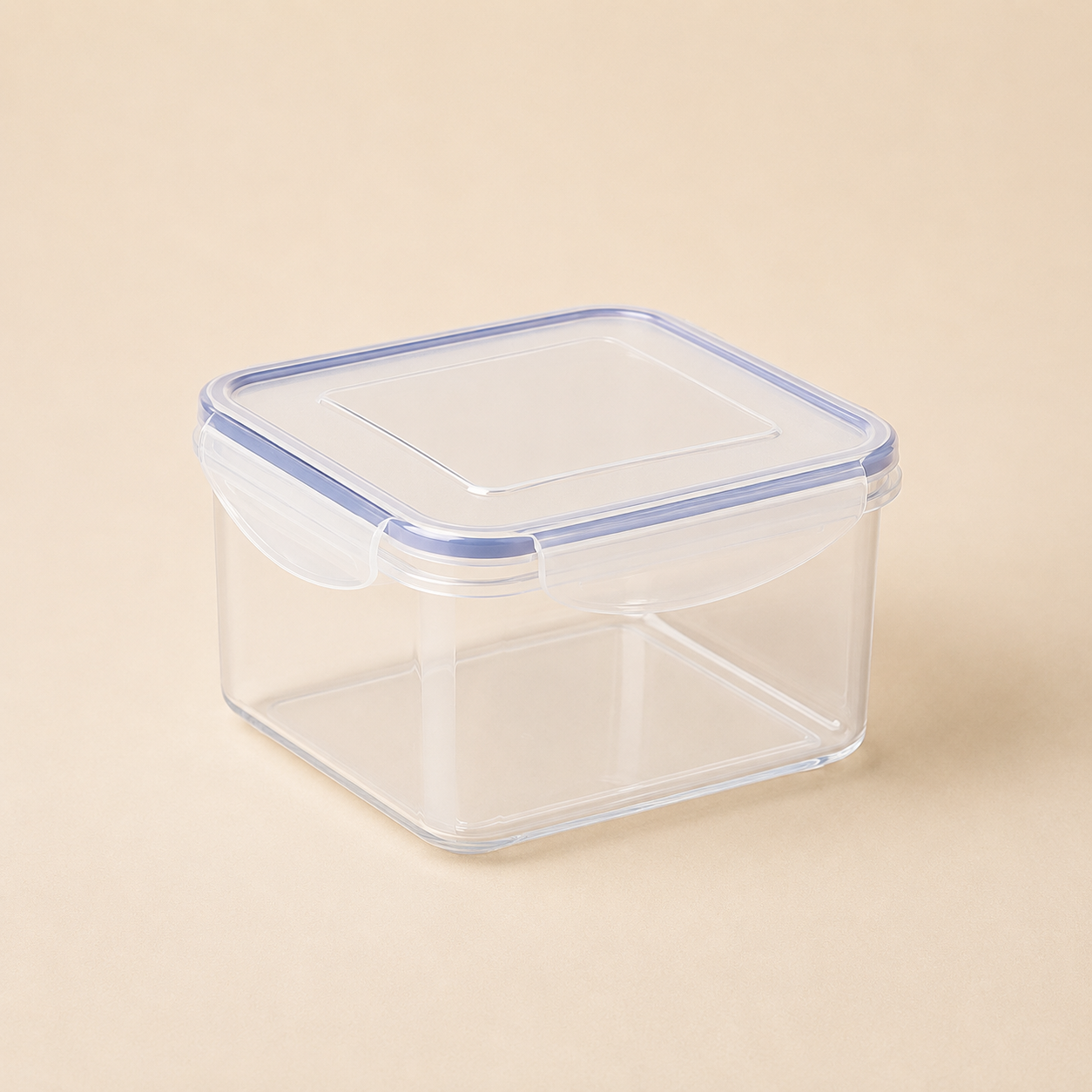 Contenitore Ermetico Quadrato Fresh Box Trasparente – 1,2 L