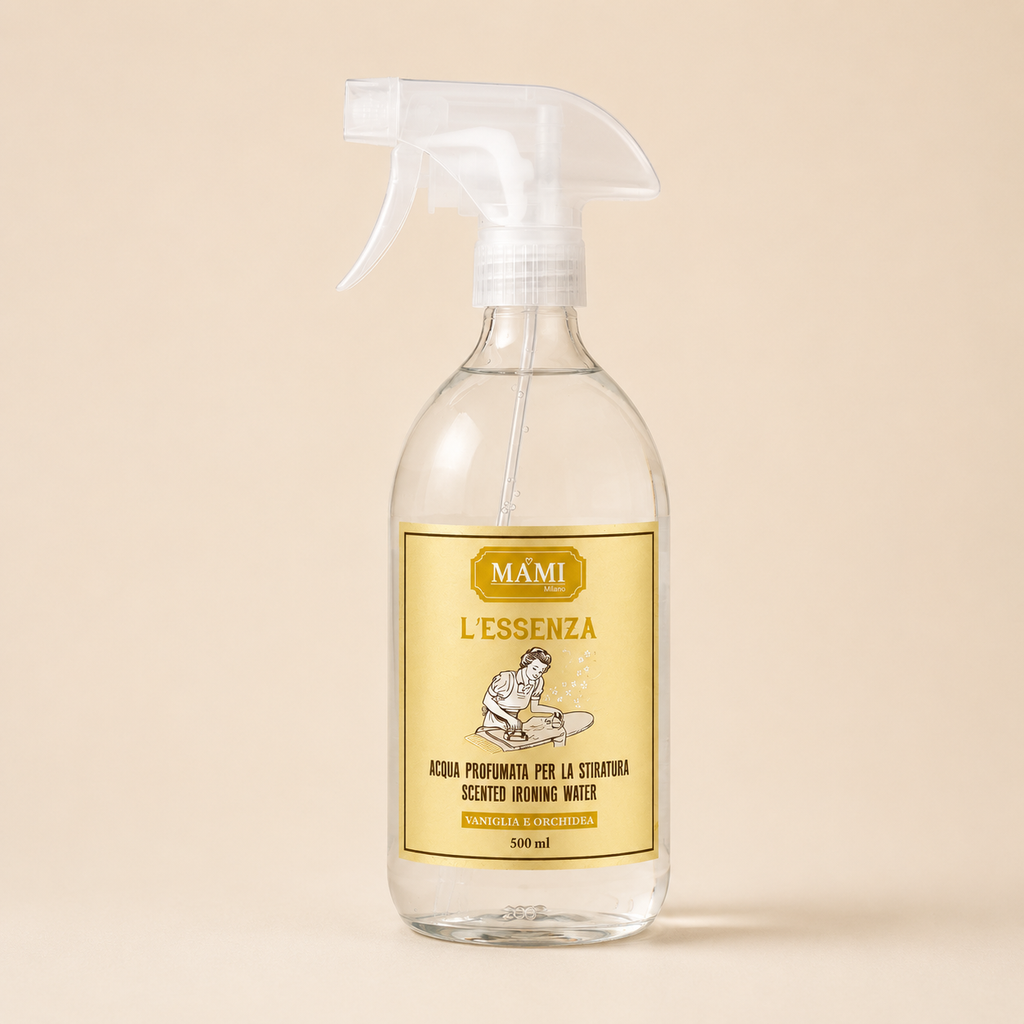 Acqua Profumata per Stiratura Mami Milano – Vaniglia e Orchidea (Flacone in Vetro)