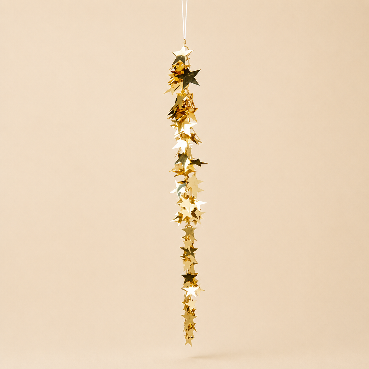 Decoro Pendente Stelle Oro – H 29 cm