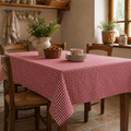 Tovaglia Berries Collection 140x180cm Quadretti rossi