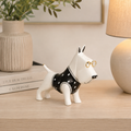 Decorazione Cane con Maglioncino in Ceramica