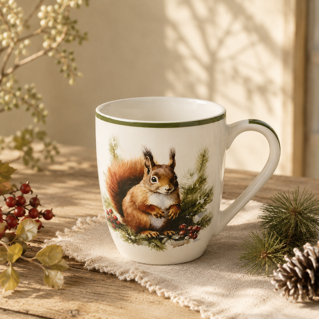 Tazza Scoiattolo "Bosco Incantato" – 350 ml