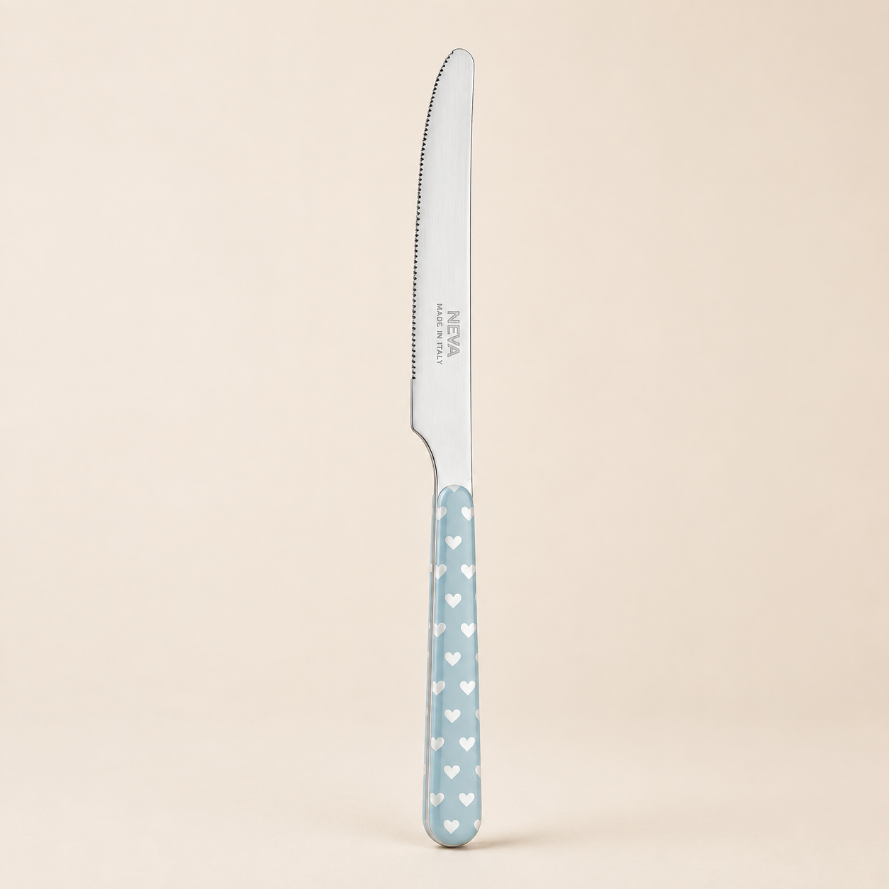 Coltello Cuori Azzurro NEVA – Acciaio 18/10 – 22 cm