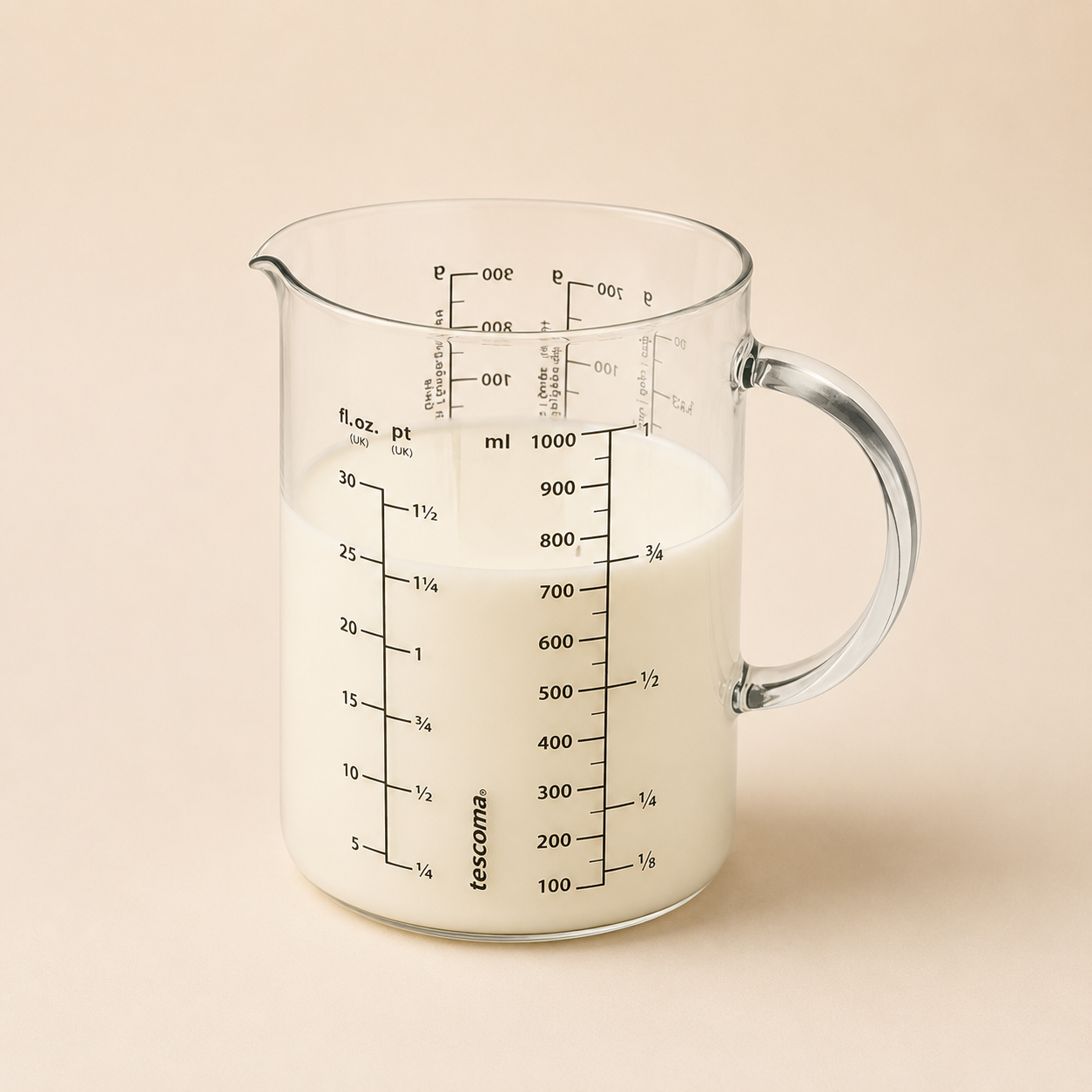 Brocca Graduata in Vetro Borosilicato 1 Litro