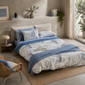 Completo Letto Matrimoniale Divina – Raso e Percalle di Puro Cotone – Carta da Zucchero