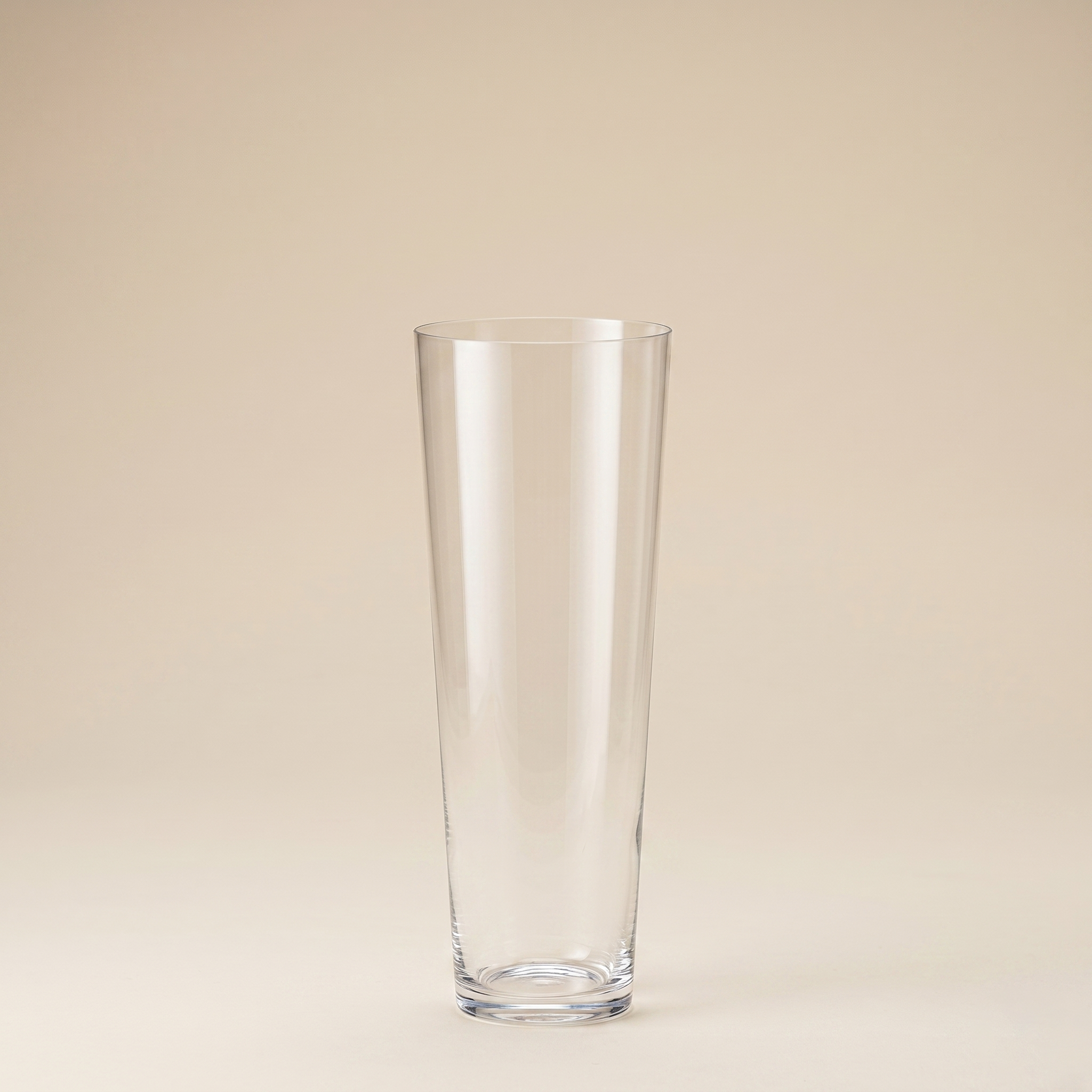 Vaso svasato in vetro h.50