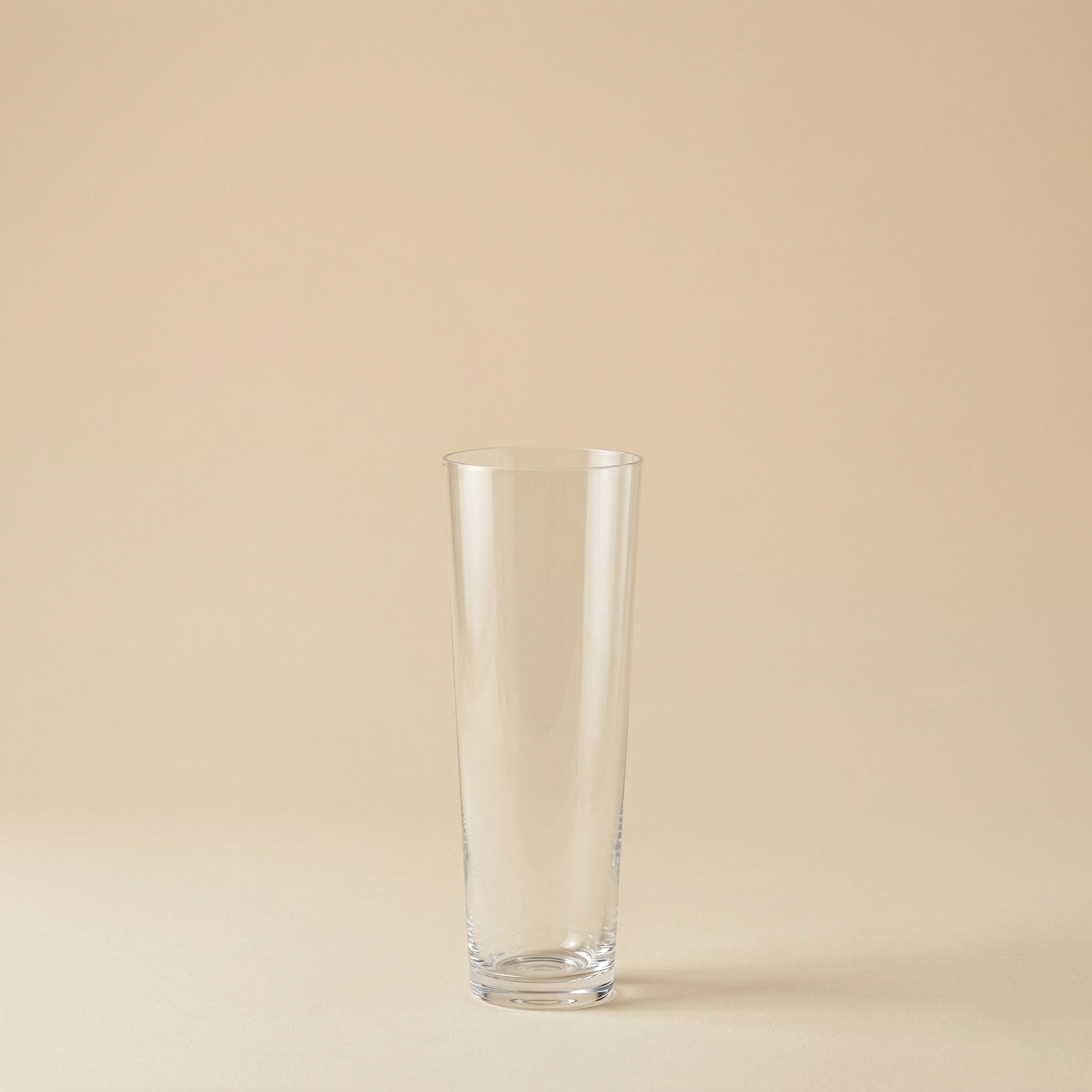 Vaso svasato in vetro h.40