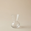 Vaso bombato in vetro h.20