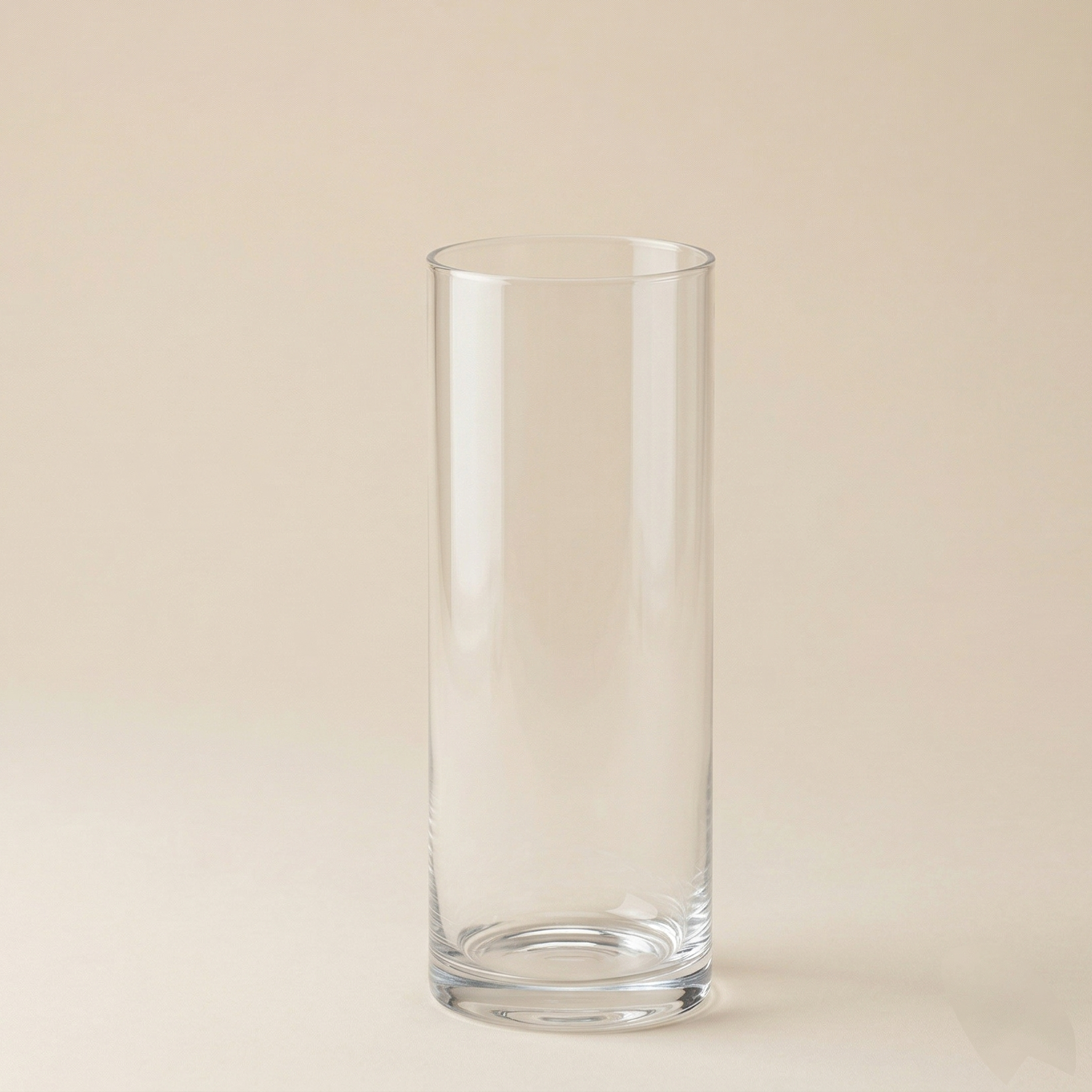 Vaso cilindrico in vetro h.40cm