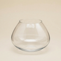 Vaso in vetro bombato h.17