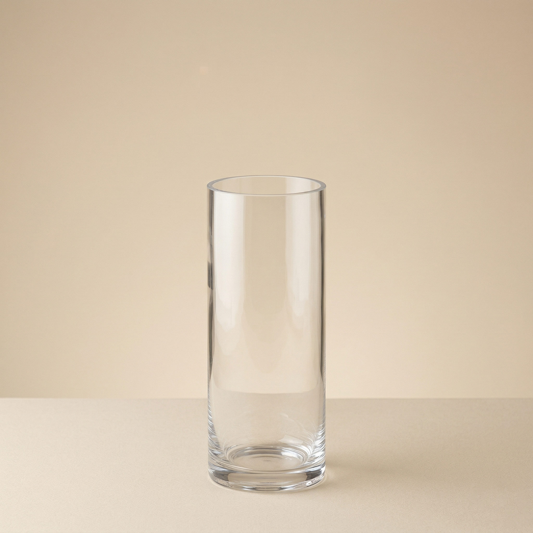 Vaso cilindro in vetro h.25cm