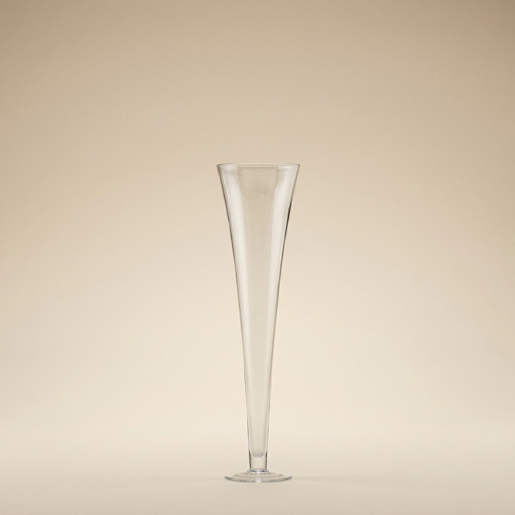 Vaso imbuto h.60 trasparente