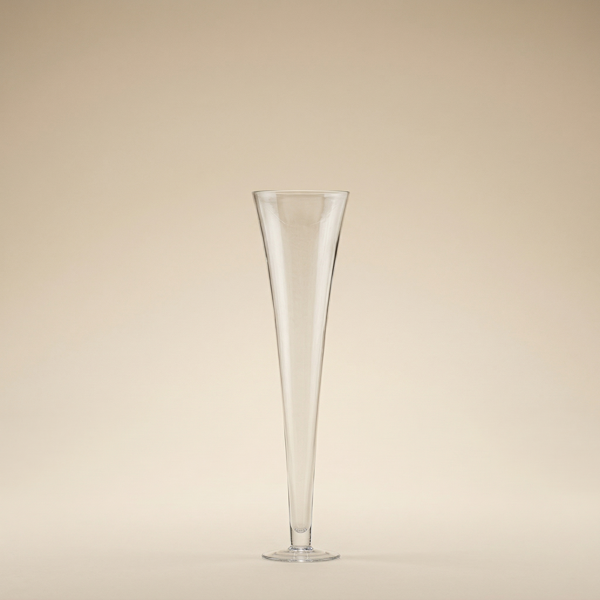 Vaso imbuto h.60 trasparente