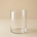 Vaso cilindrico in vetro h.33cm