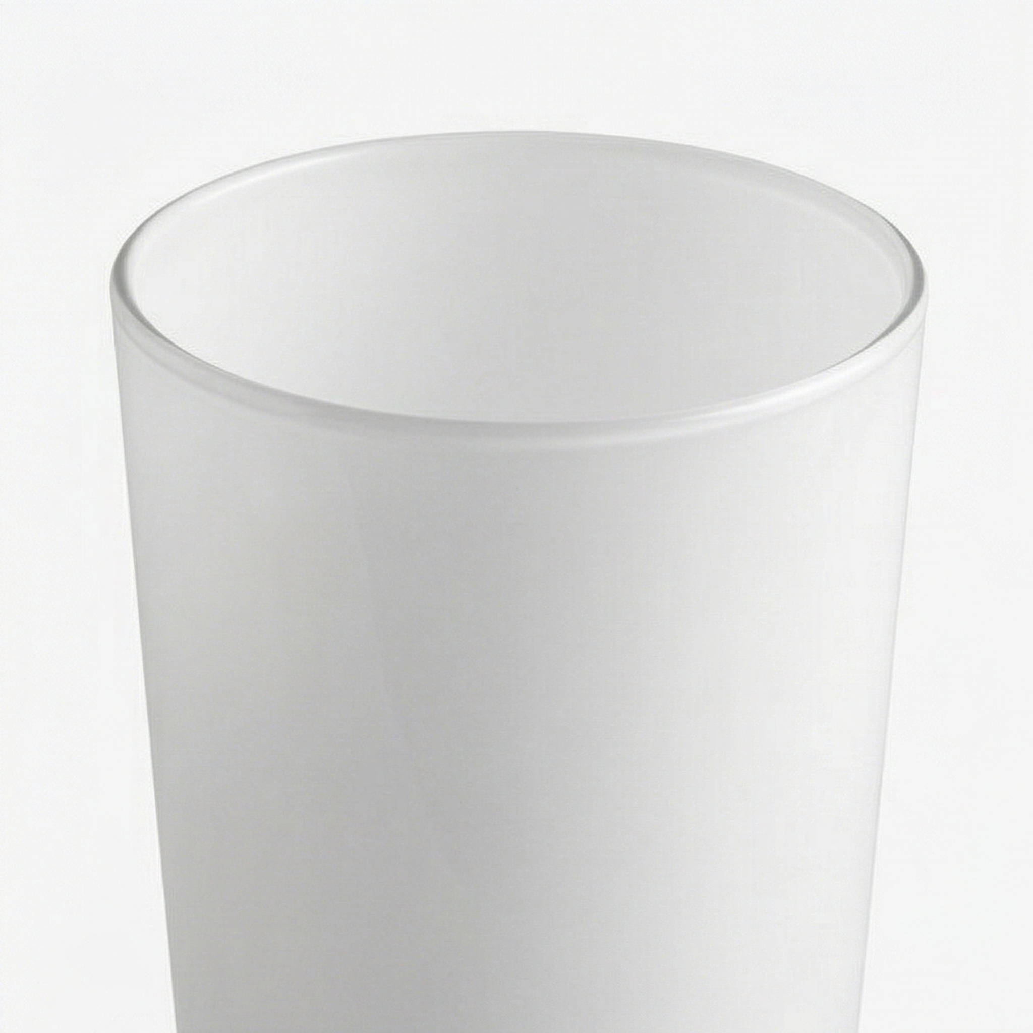 Vaso svasato bianco h.32