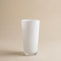 Vaso svasato bianco h.32