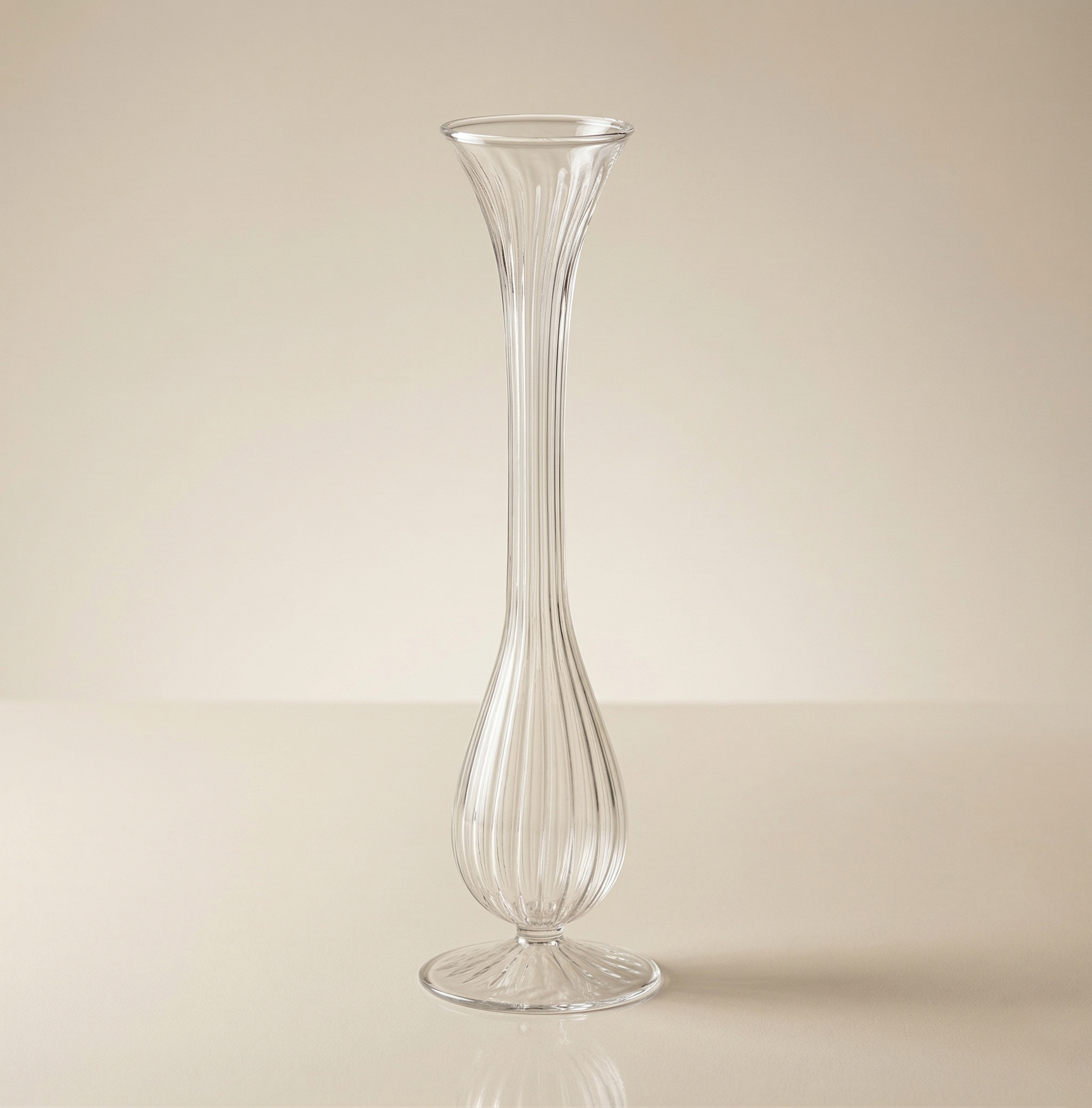 Vaso monofiore righe h.35