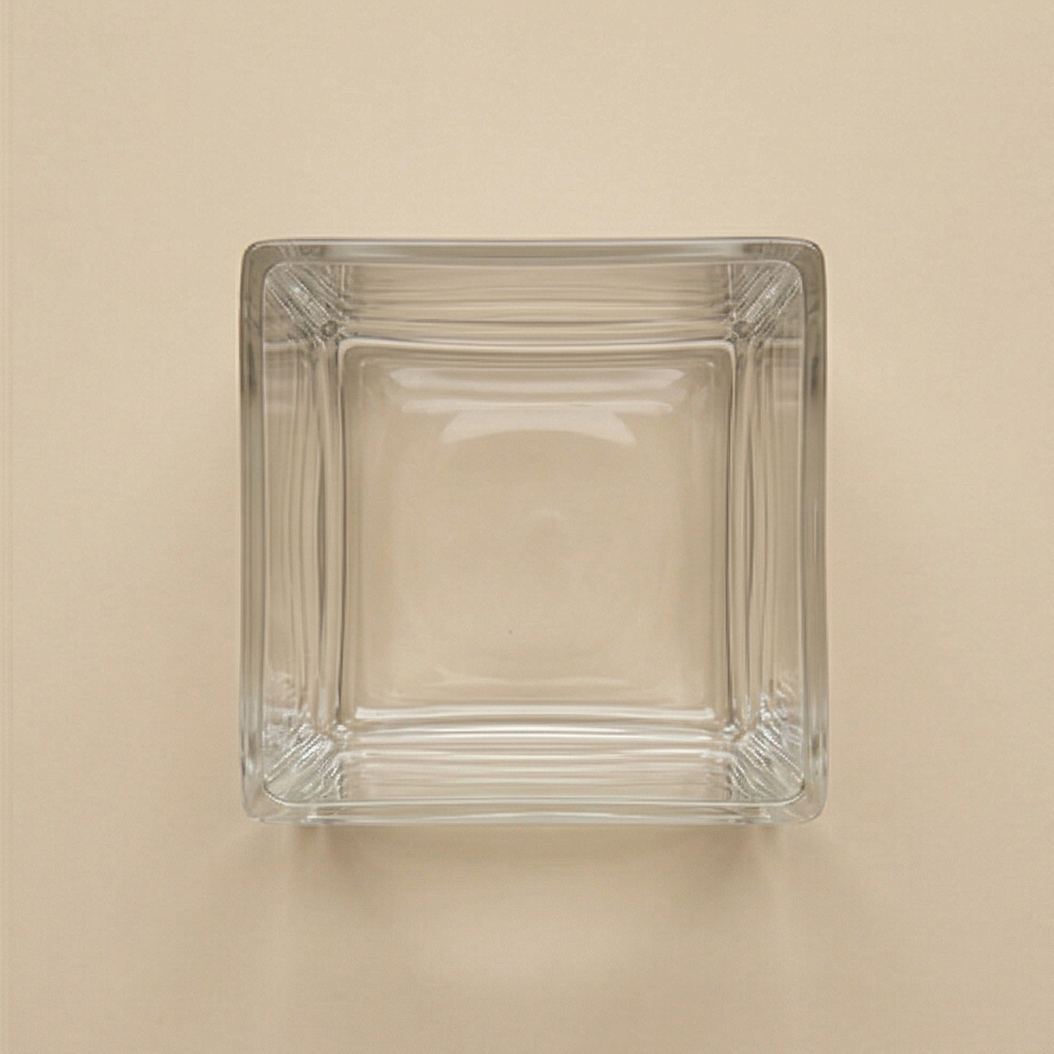 Vaso cubo vetro h.12
