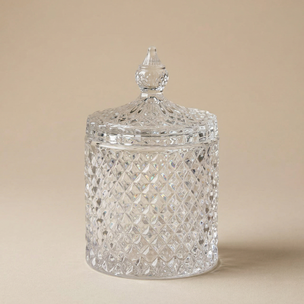 Contenitore Diamonds h.14cm