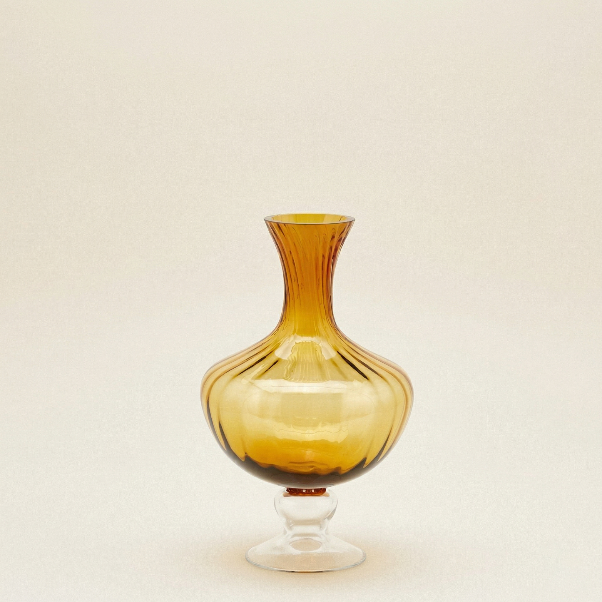 Vaso anfora ambra h.30