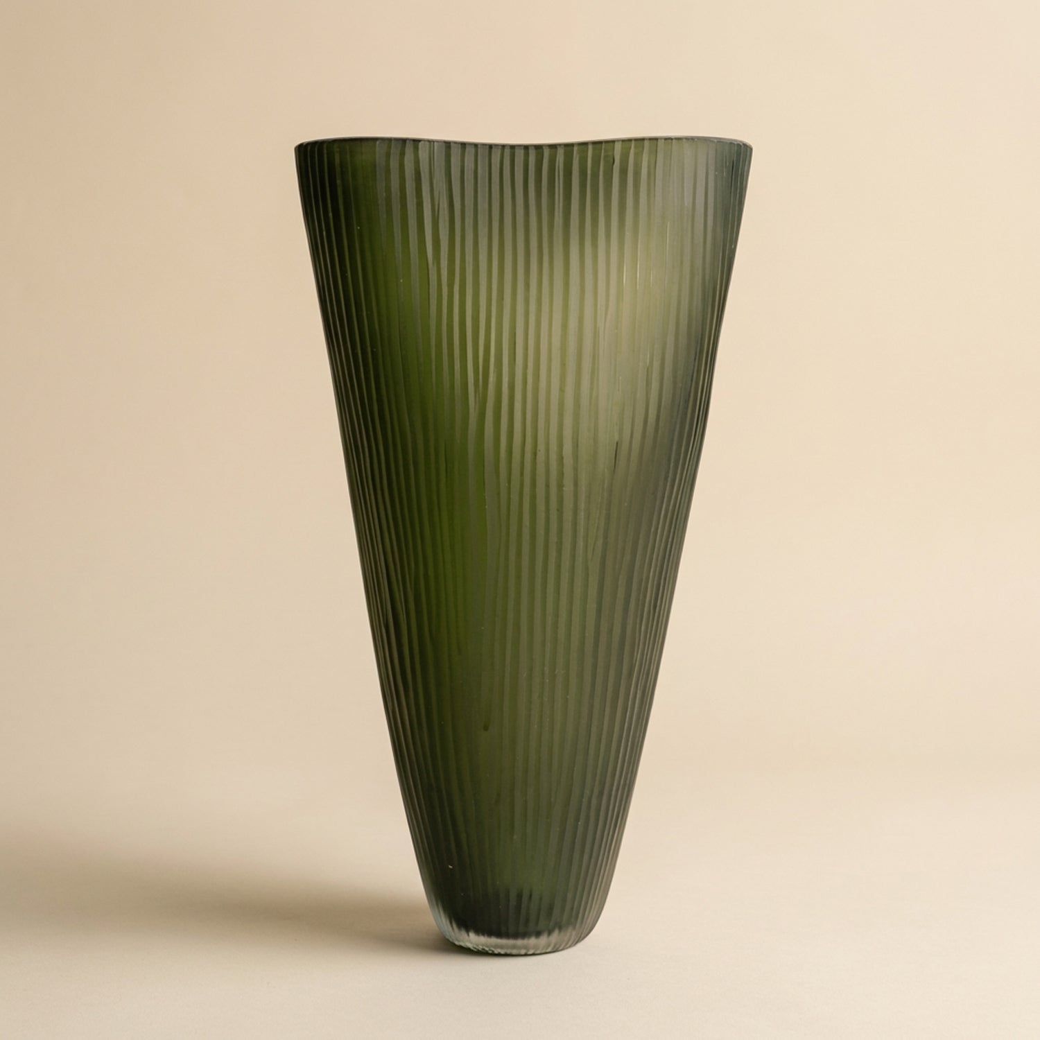 Vaso verde molato (Seconda Scelta)