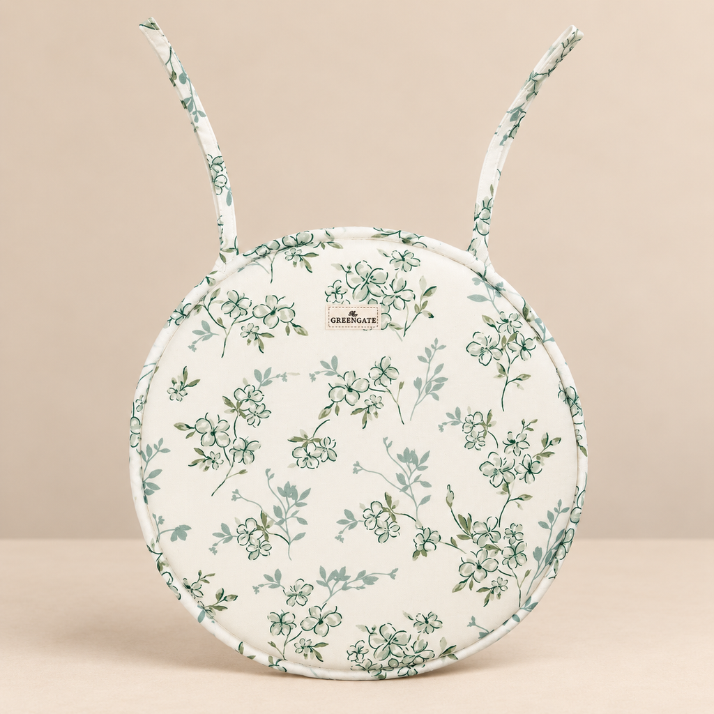 Cuscino Rotondo per Sedia Aubrey GreenGate Bianco