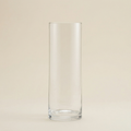 Vaso cilindrico in vetro h.50cm