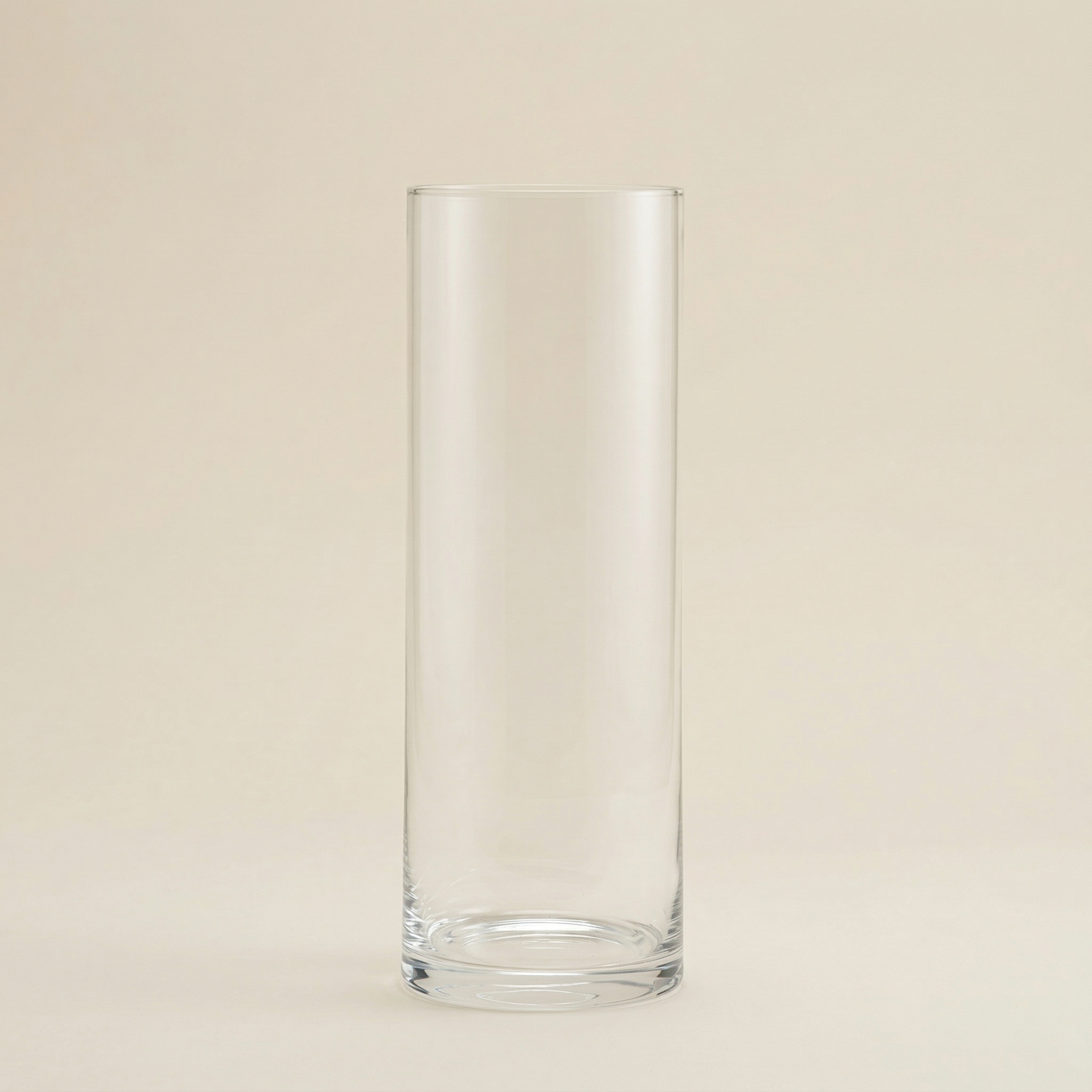 Vaso cilindrico in vetro h.50cm