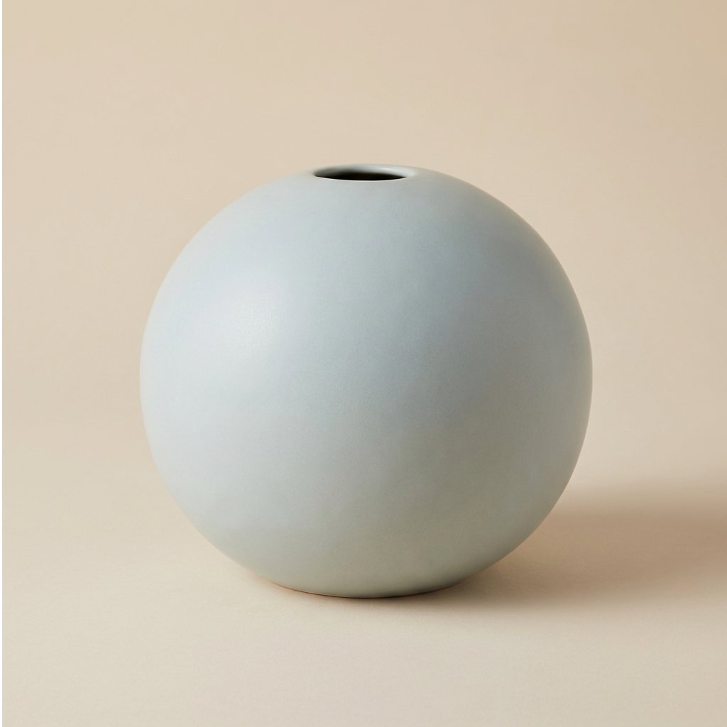 Vaso sfera opaco h.18