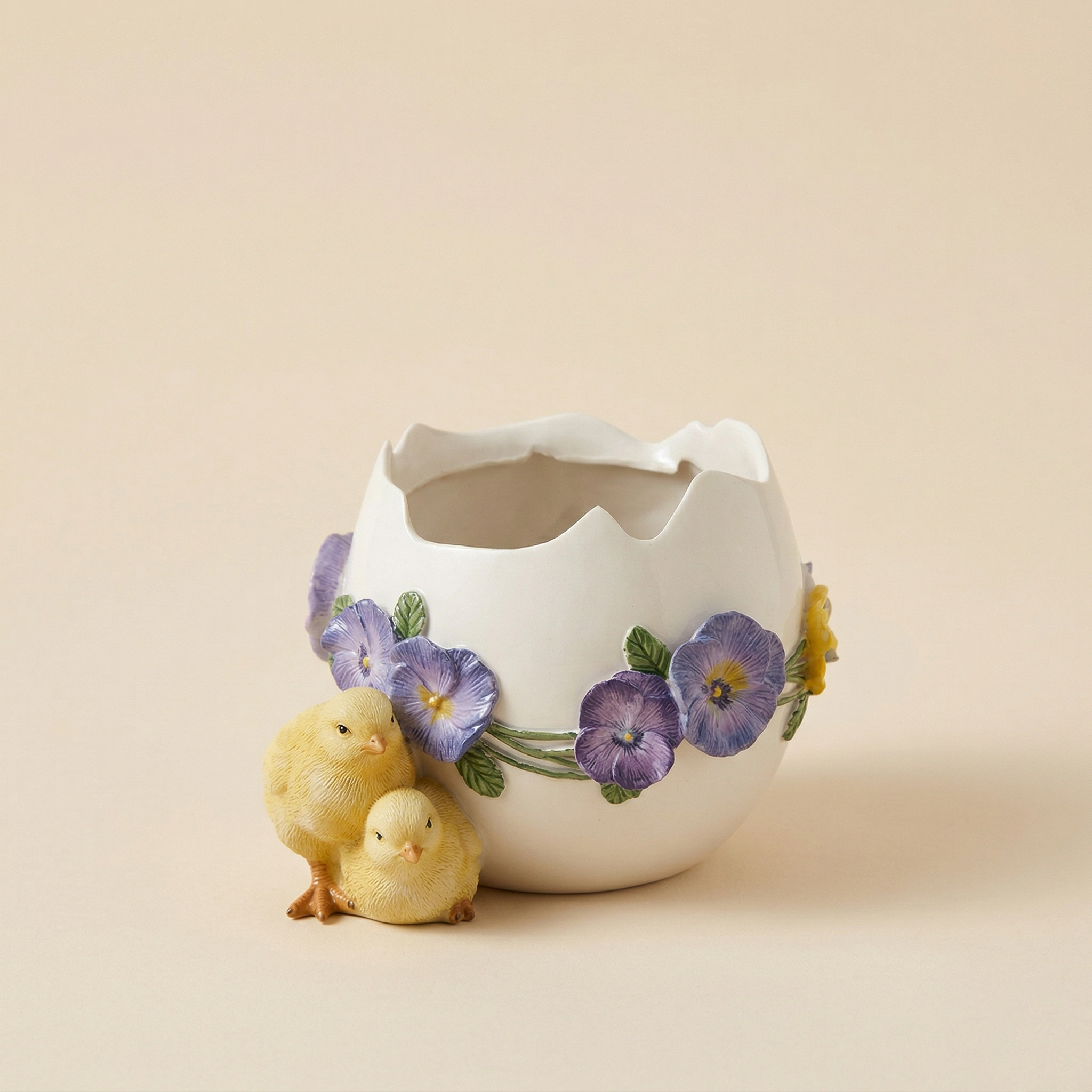 Vaso uovo pulcini