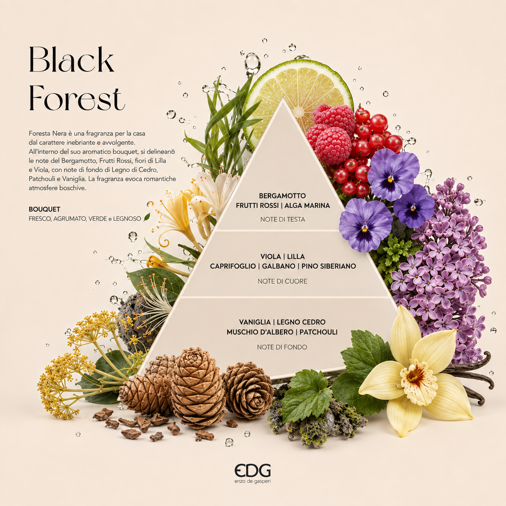 Diffusore di Profumo EDG Golden Muse Black Forest 330 ml