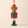 Decorazione Albero Cane Soldatino in Poliresina Welsh Corgi Pembroke