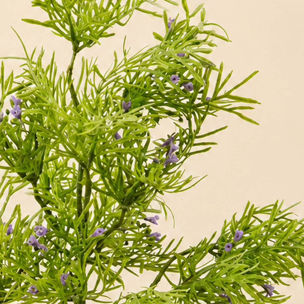 Asparagus con Fiori Artificiale H.42 cm