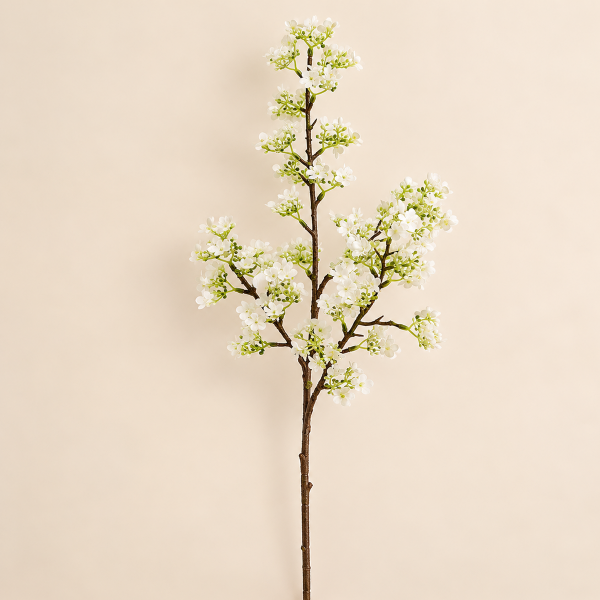 Ramo PRUNUS CHIC EDG Enzo De Gasperi Bianco Artificiale Fiorito – H 80 cm