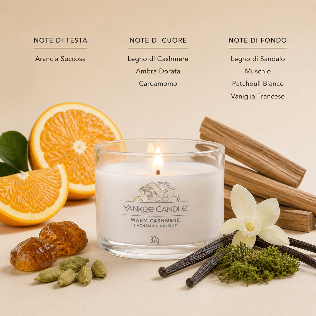 Yankee Candle candela mini Warm Cashmere