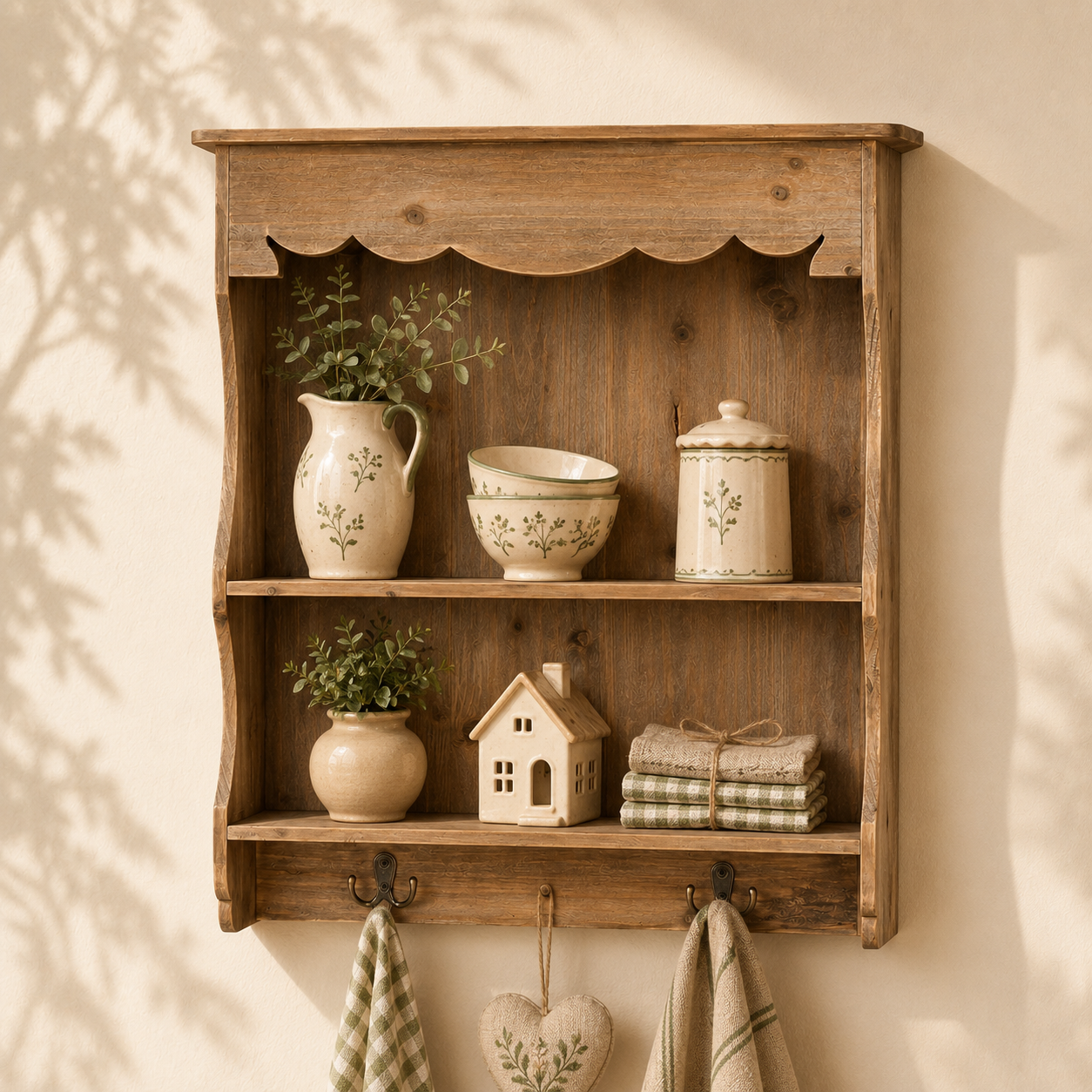 Credenza da parete in legno