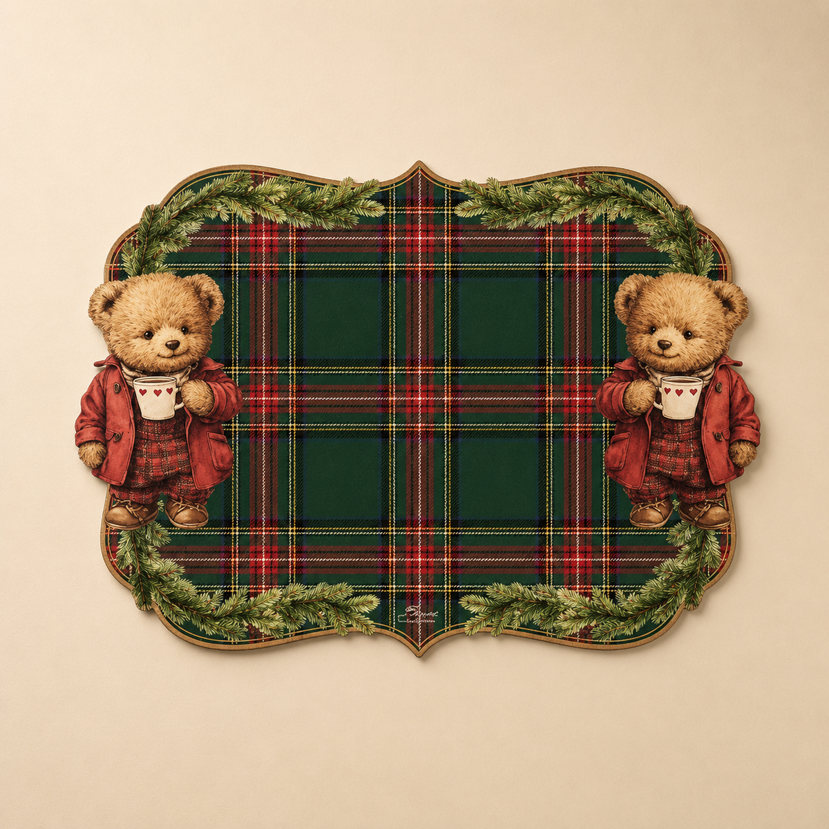 Tovaglietta in Vinile Teddy Bear Blanc Mariclò 46 x 34 cm