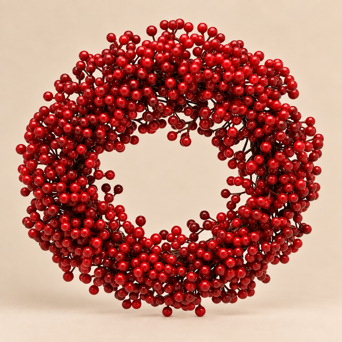 Corona di Bacche Rosse Ø 30 cm