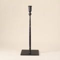 Candeliere Nero in Ferro Stile Industriale h.49cm