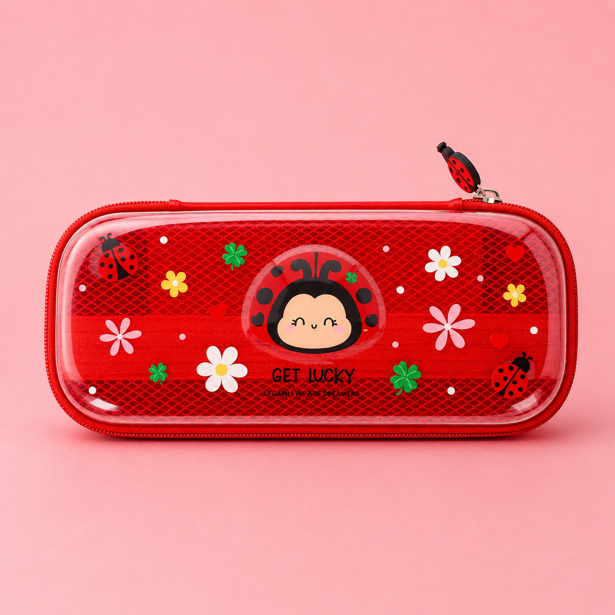 Astuccio Trasparente Rigido Ladybug - Legami WonderWow