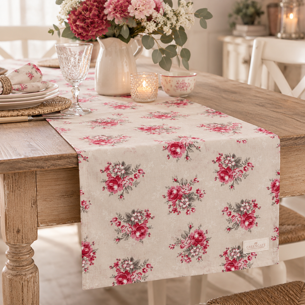 Runner da Tavola Marie GreenGate Beige 45 x 140 cm