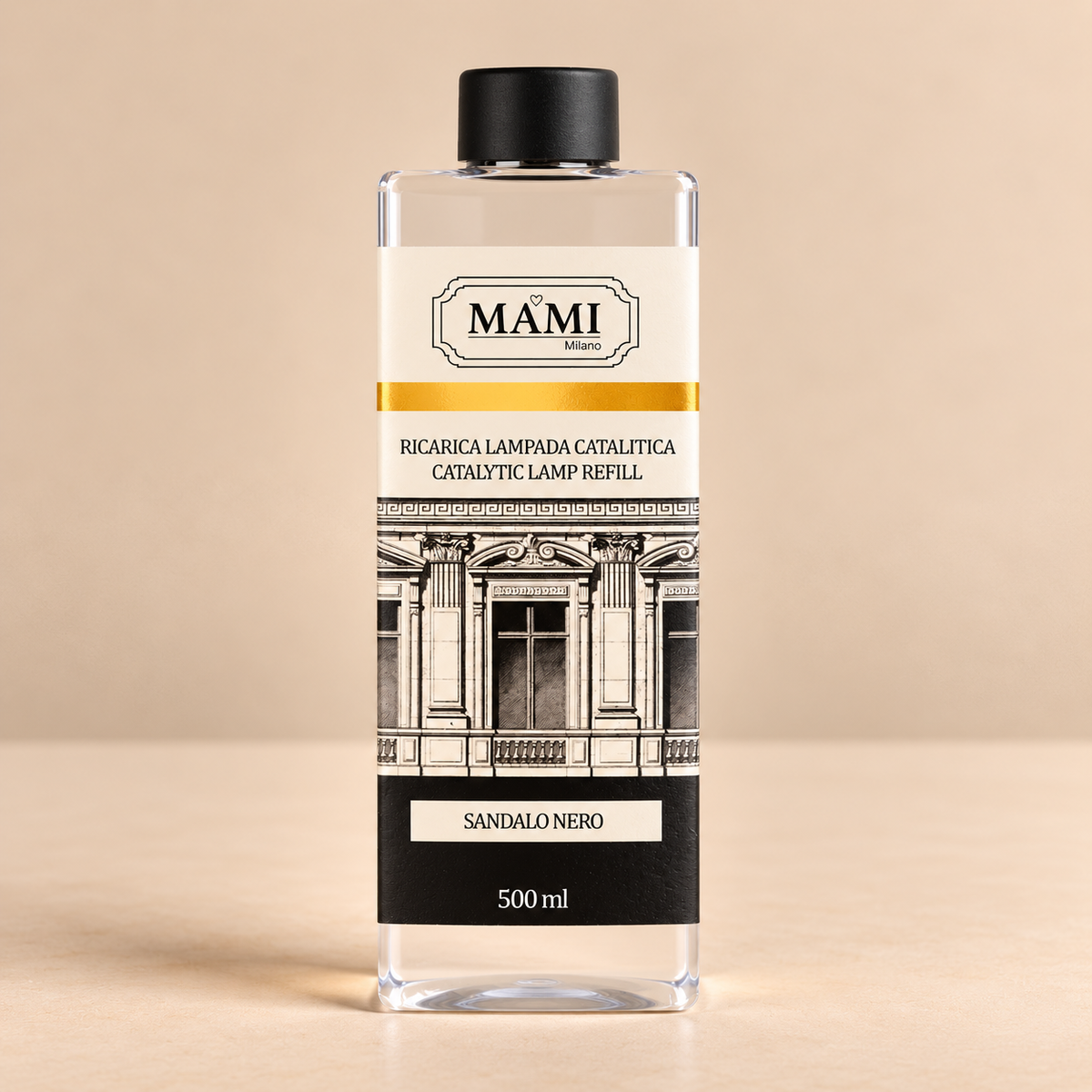 Ricarica per Lampada Catalitica Mami Milano Palazzo delle Fragranze –   Sandalo Nero 500 ml