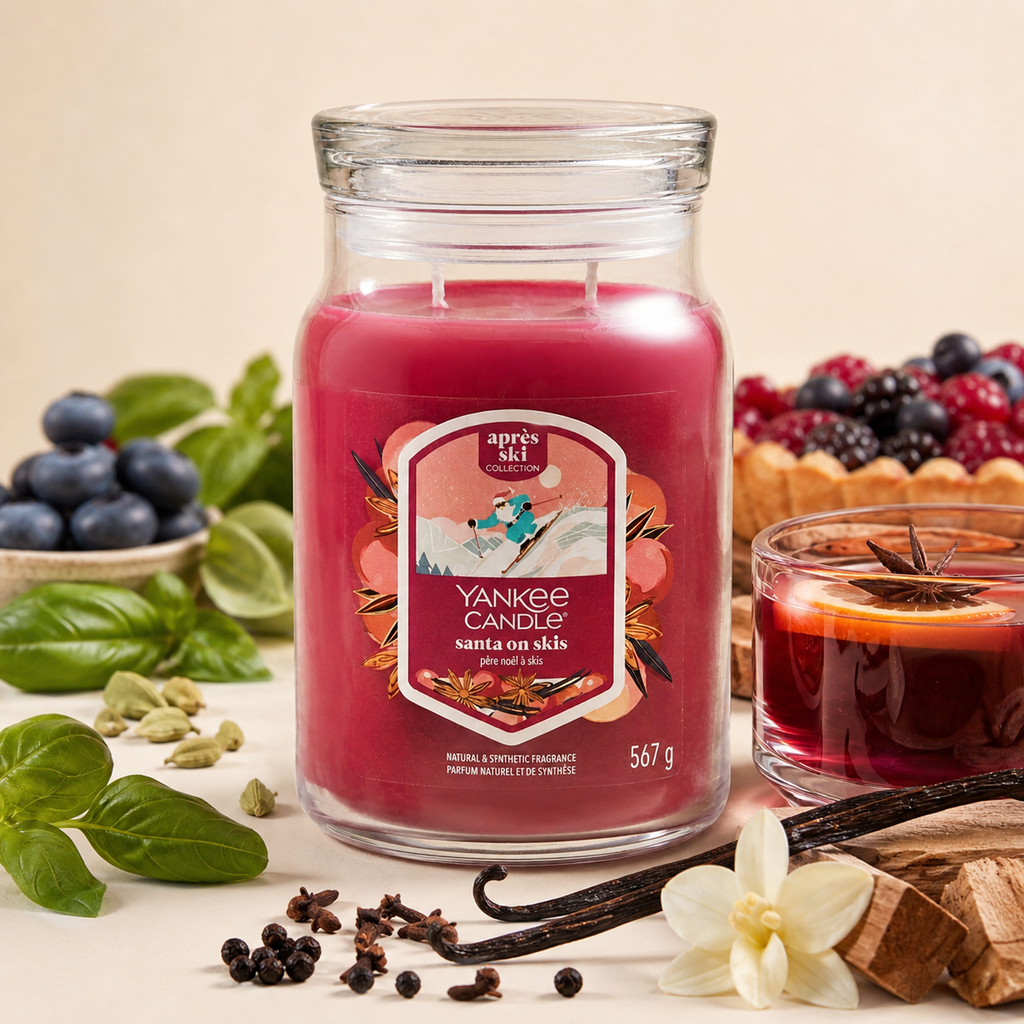 Yankee Candle Giara 567gr Santa on Skis