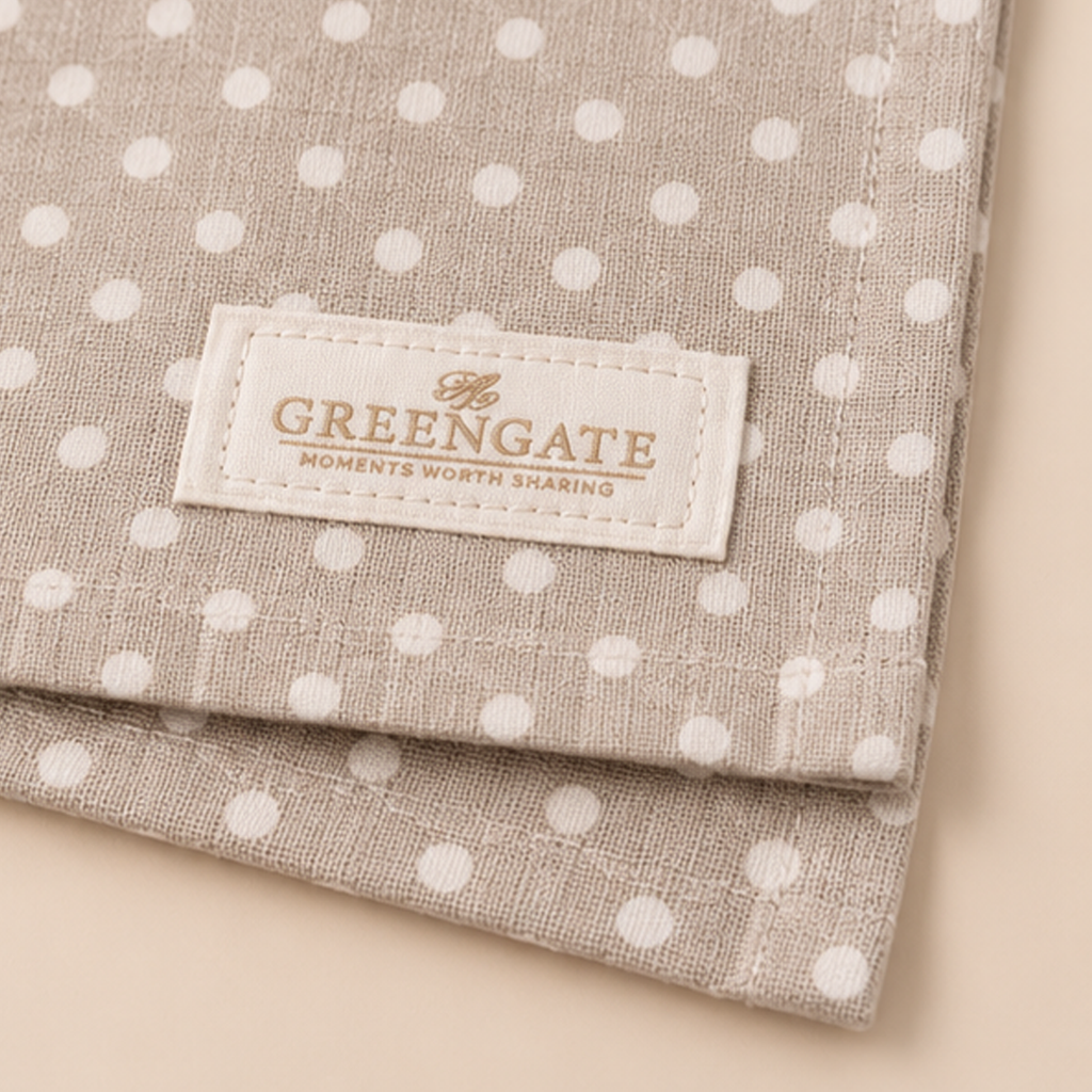 Strofinaccio da Cucina Dotty GreenGate Beige a Pois
