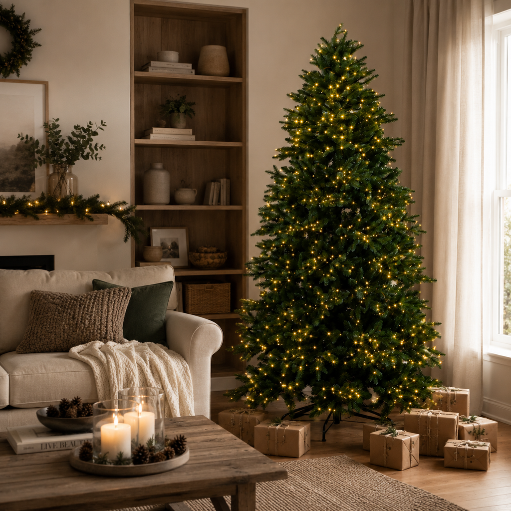 Albero di Natale Cristallo EDG con 1900 mini LED h.210cm